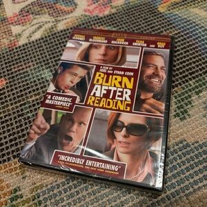 NEW Sealed Burn After Reading DVD Brad Pitt George Clooney John Malkovich Tilda